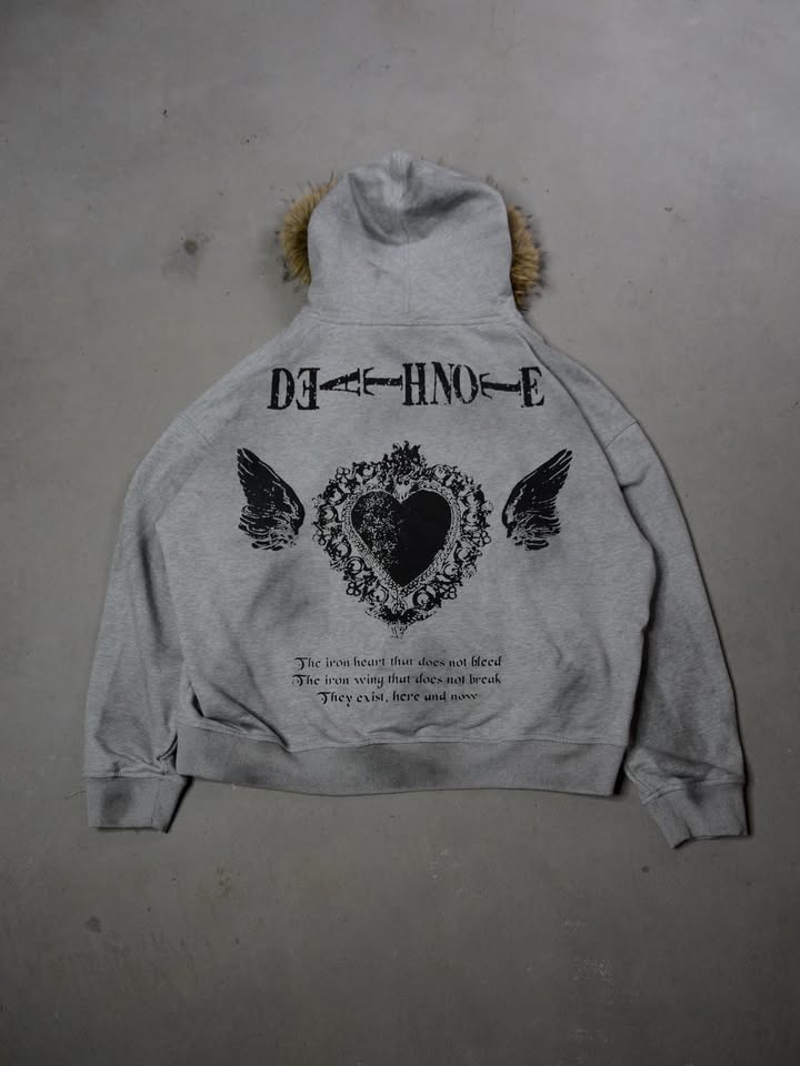 Faux Fur Misa Zip Up Hoodie