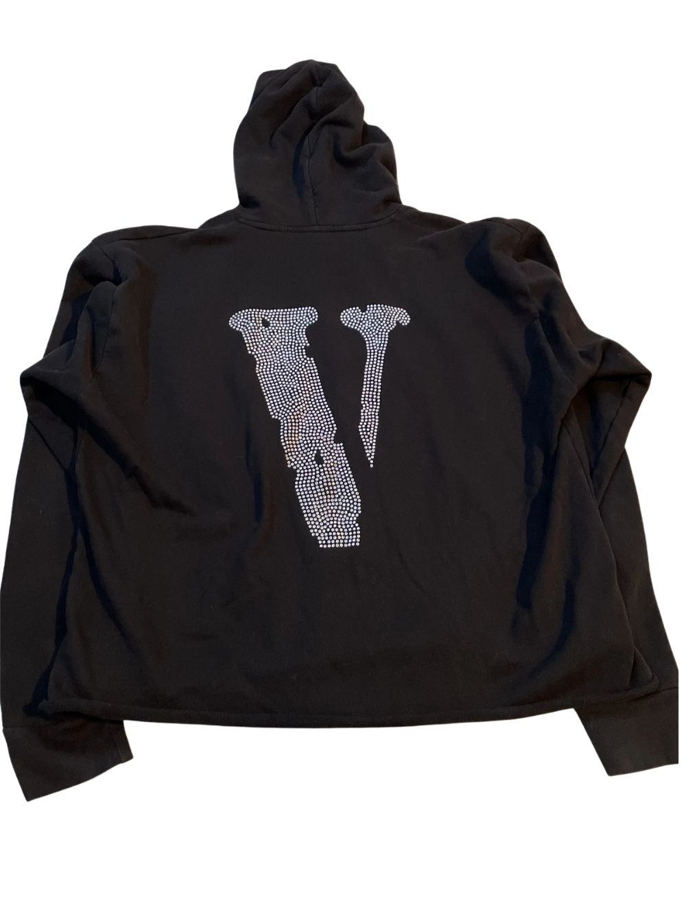 Friends Rhinestone Black Hoodie