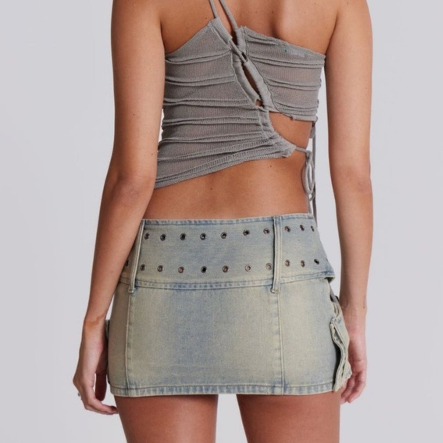 Assassin Micro Denim Skirt