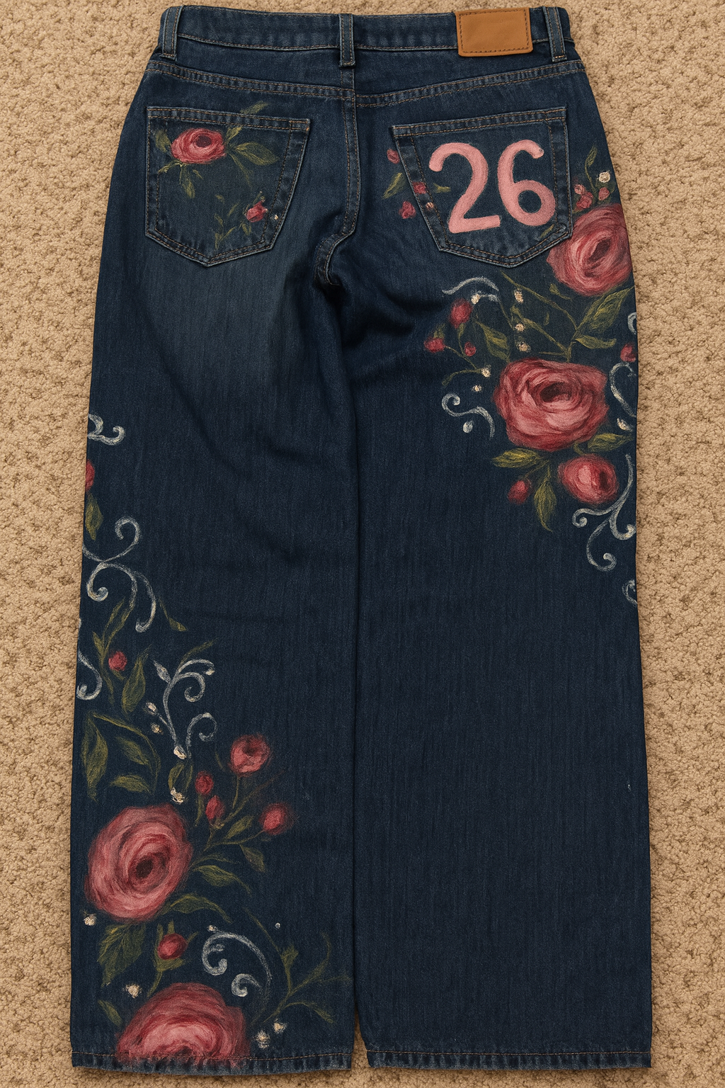 Flower Senior Jeans