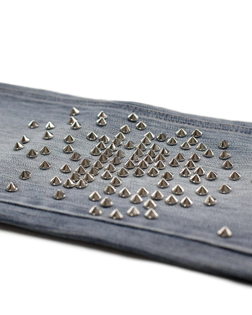 Spike Flared Denim Jeans