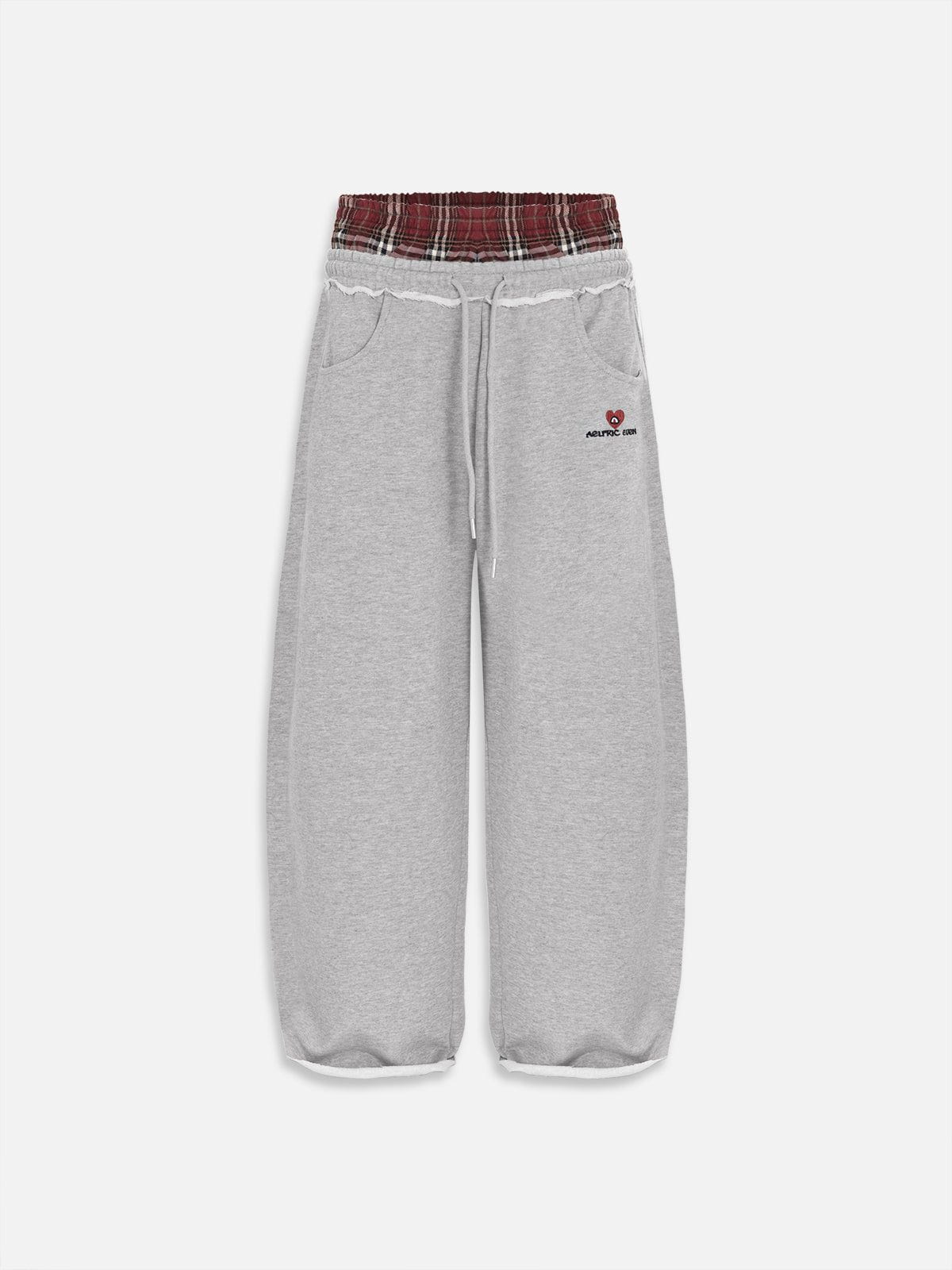 Double Waist Baggy Sweatpants