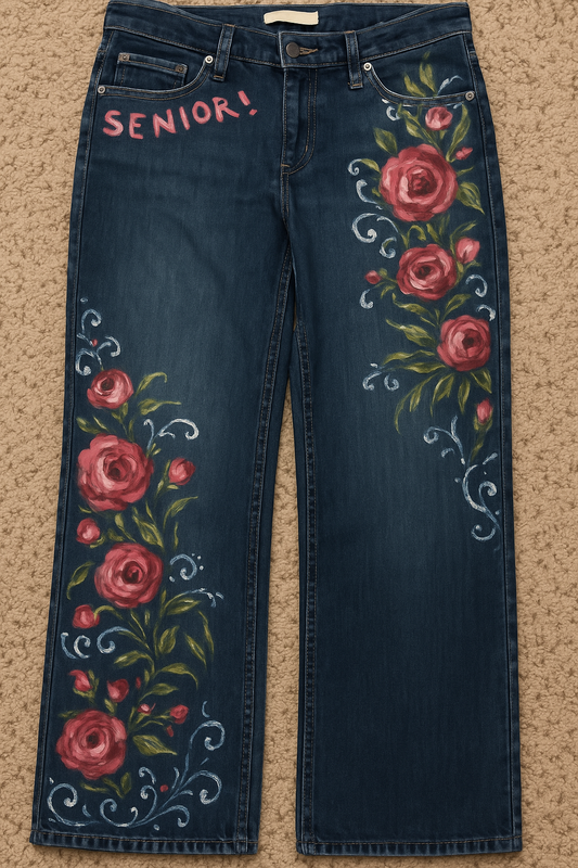 Flower Senior Jeans