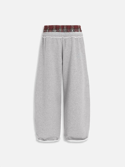Double Waist Baggy Sweatpants
