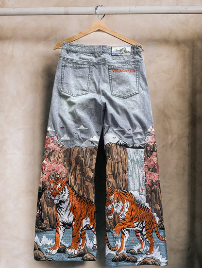 Waterfall Tiger Jeans