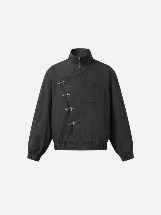 Metal Button Boxy Jacket