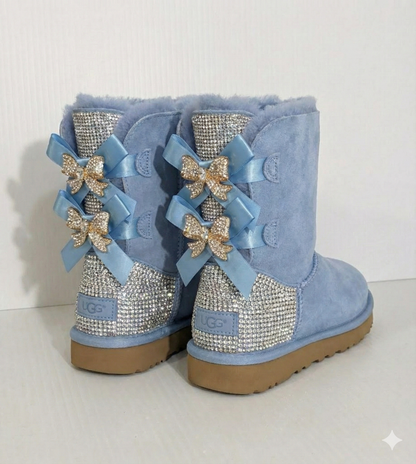 Crystal Bow Boots Collection