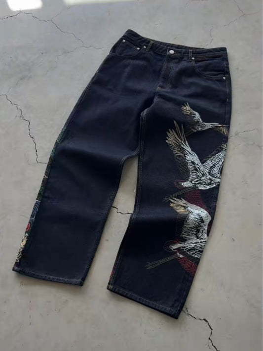 Embroided Pants