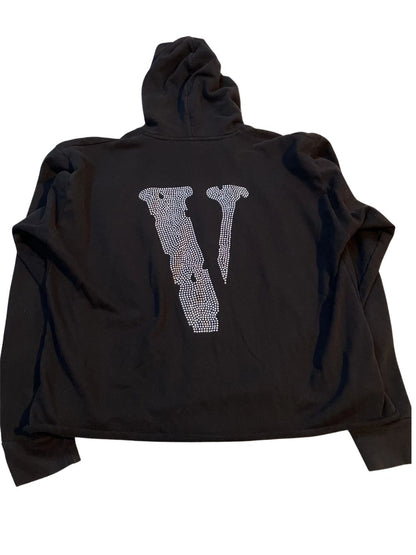 Friends Rhinestone Black Hoodie