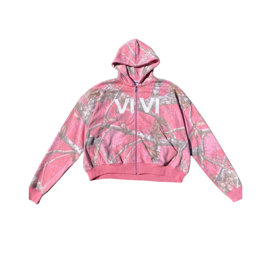 Pink Camo Hoodie