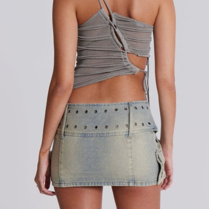 Assassin Micro Denim Skirt